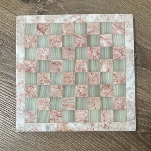 Vintage marble checkerboard